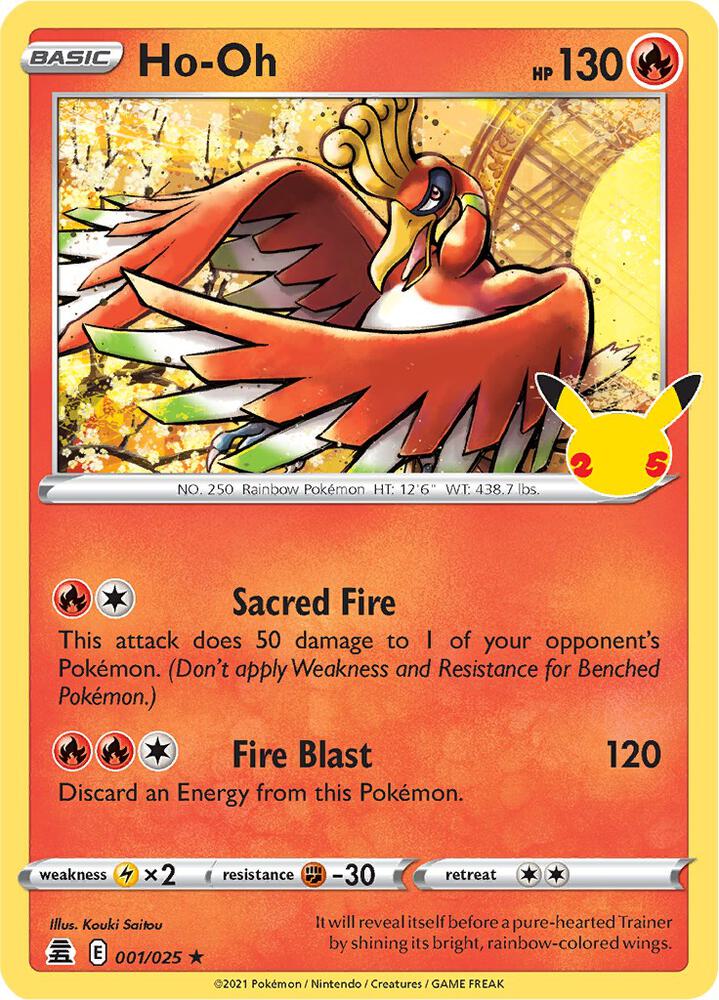 Ho-Oh | Celebrations #001/025