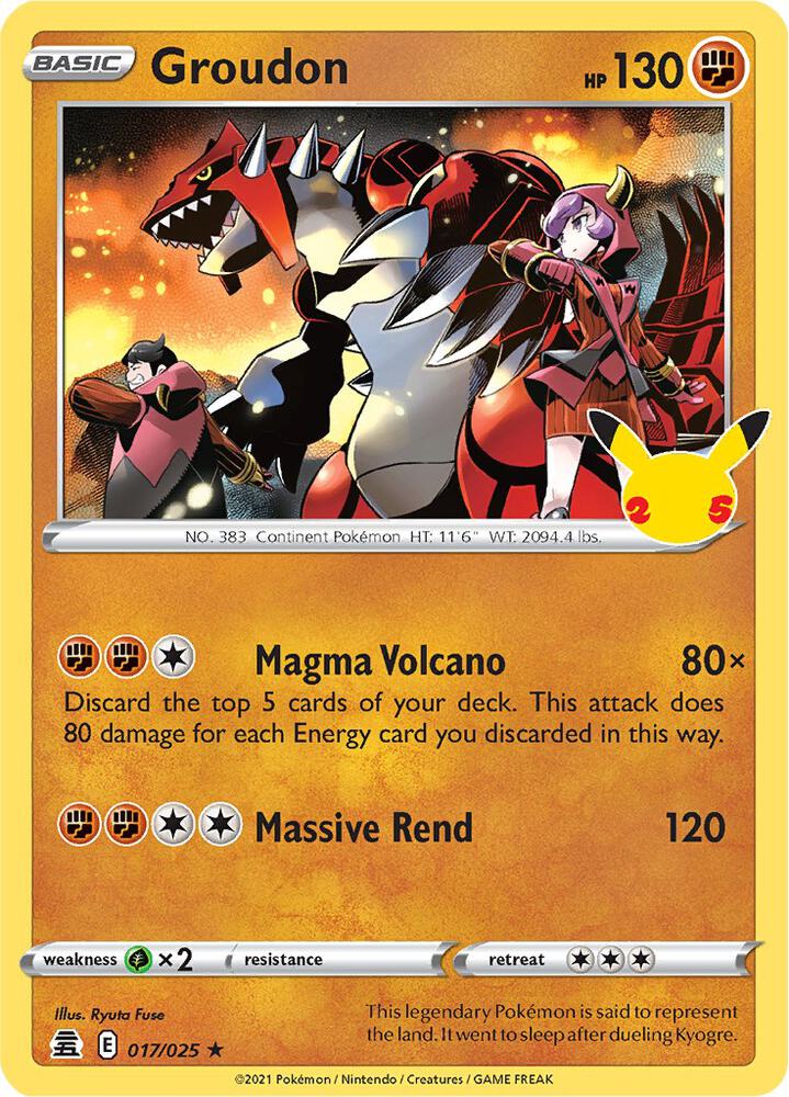 Groudon | Celebrations #017/025