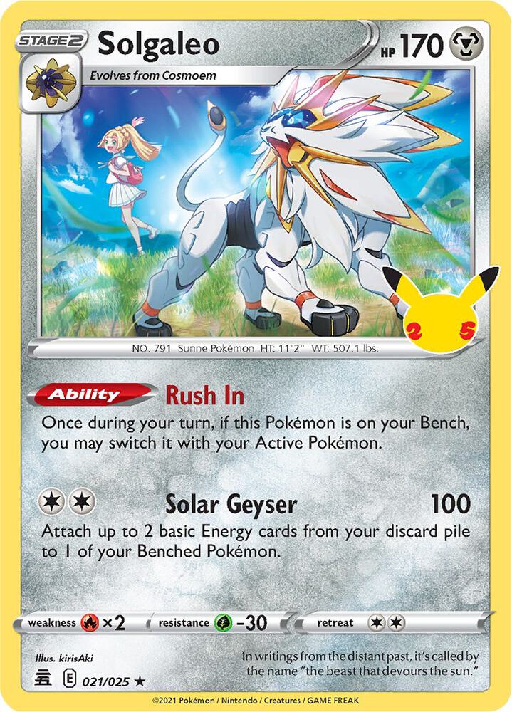 Solgaleo | Celebrations #021/025