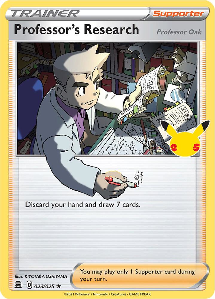 Professor's Research [Professor Oak] | Celebrations #023/025