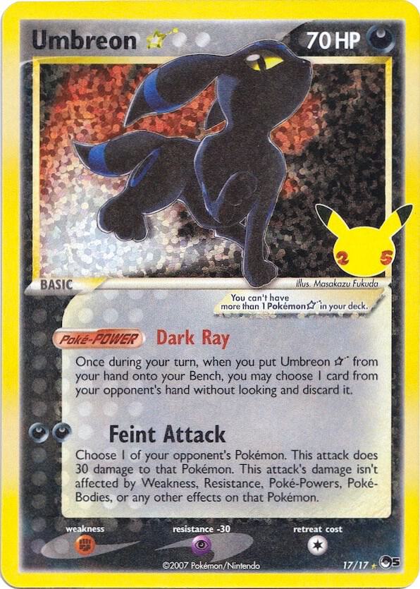 Umbreon Star | Celebrations: Classic Collection #17/17