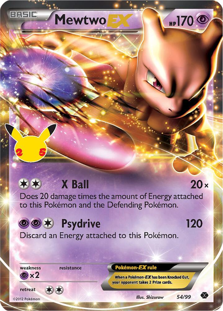 Mewtwo EX | Celebrations: Classic Collection #54/99
