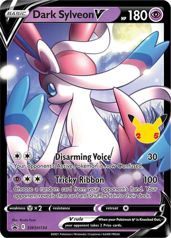 Dark Sylveon V - SWSH134 | SWSH: Sword & Shield Promo Cards #SWSH134