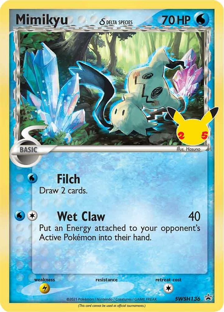 Mimikyu (Delta Species) - SWSH136 | SWSH: Sword & Shield Promo Cards #SWSH136