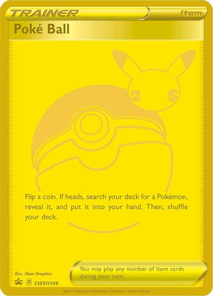 Poke Ball - SWSH146 | SWSH: Sword & Shield Promo Cards #SWSH146