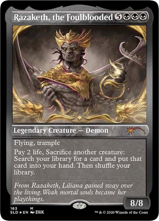 Razaketh, the Foulblooded (Foil Etched) | Secret Lair Drop Series #163