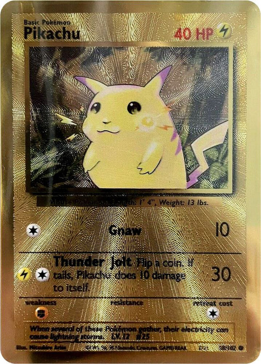Pikachu - 58/102 (Celebrations Metal Card) | Miscellaneous Cards & Products #058/102