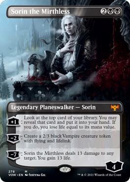 Sorin the Mirthless (Borderless) | Innistrad: Crimson Vow #278