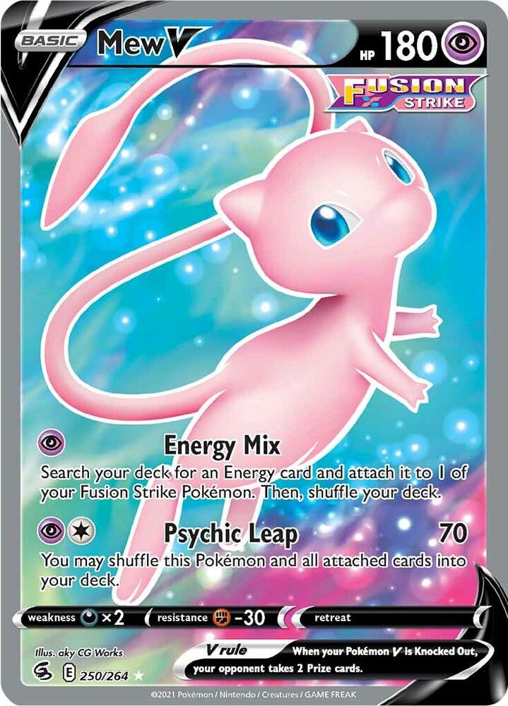Mew V (Full Art) | SWSH08: Fusion Strike #250/264