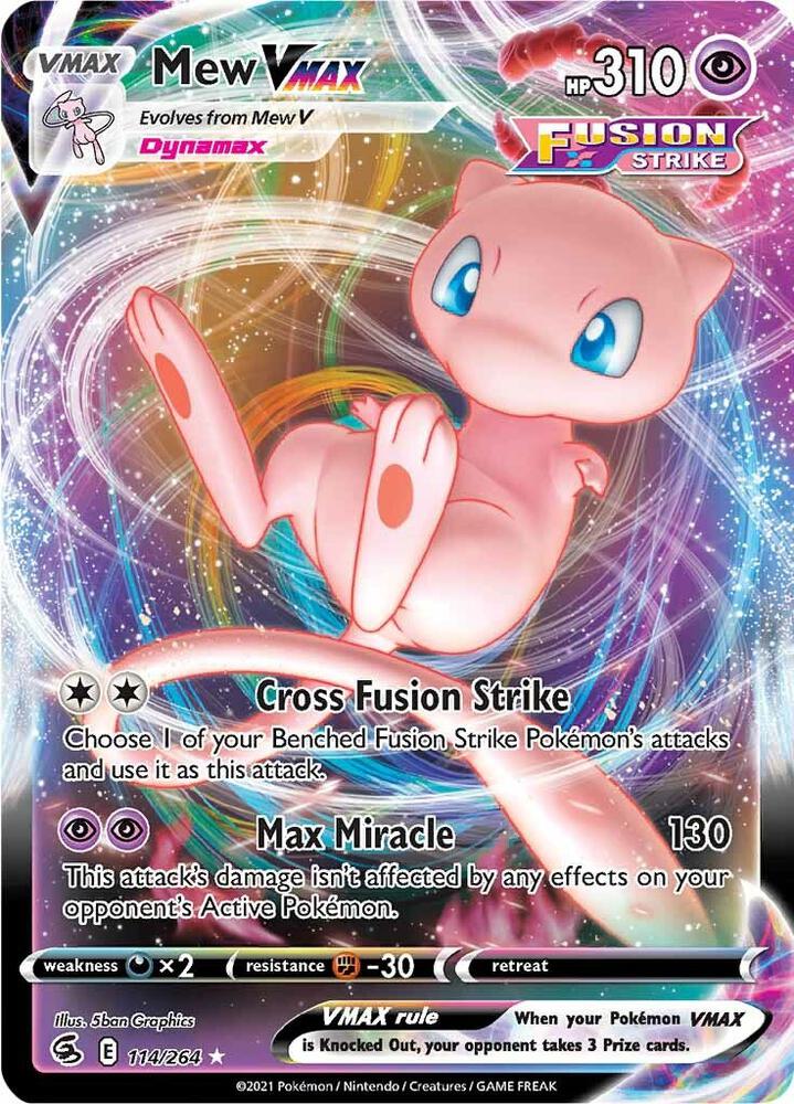Mew VMAX | SWSH08: Fusion Strike #114/264