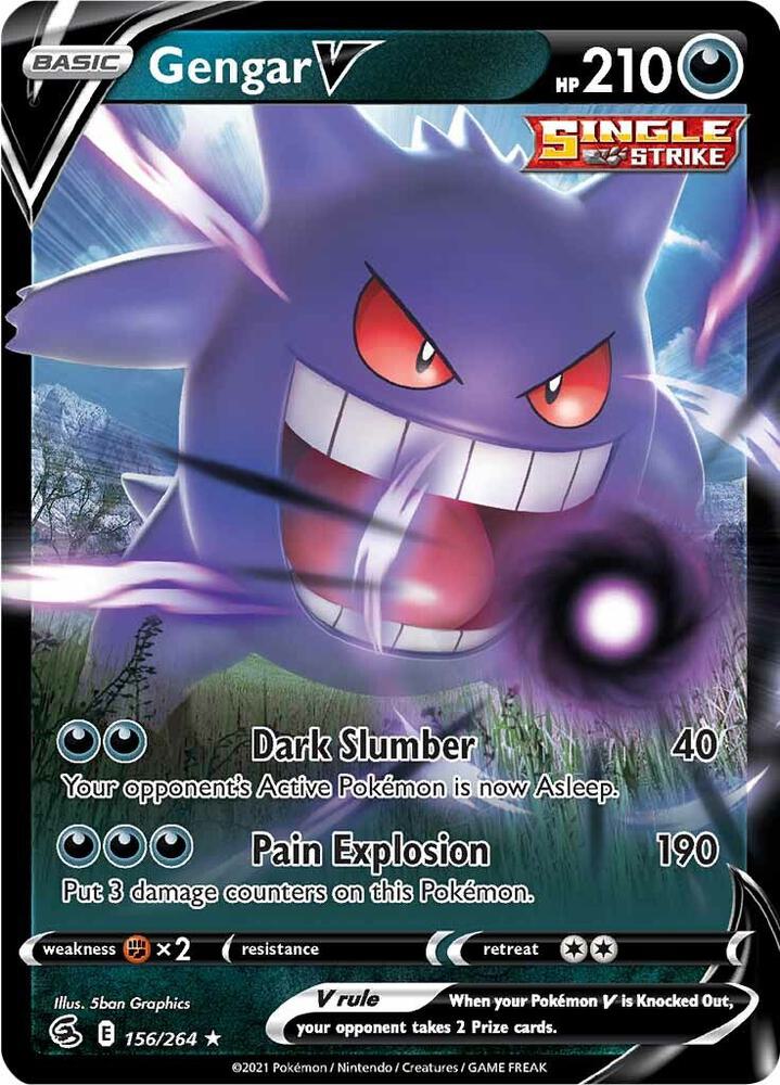 Gengar V | SWSH08: Fusion Strike #156/264