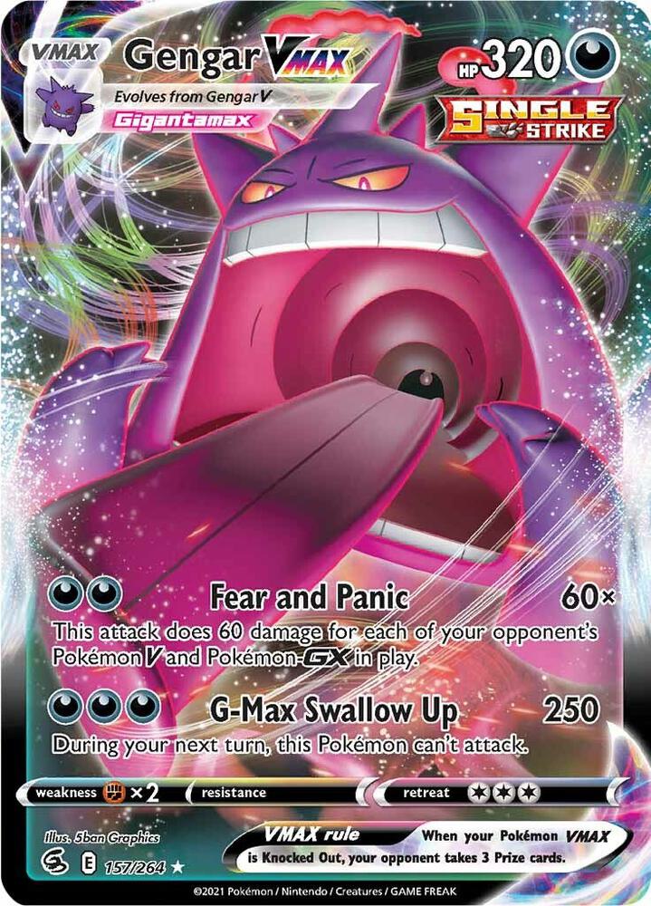 Gengar VMAX | SWSH08: Fusion Strike #157/264
