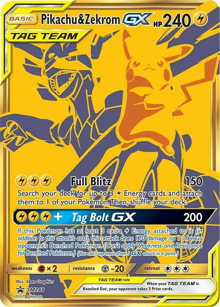 Pikachu & Zekrom GX - SM248 | SM Promos #SM248