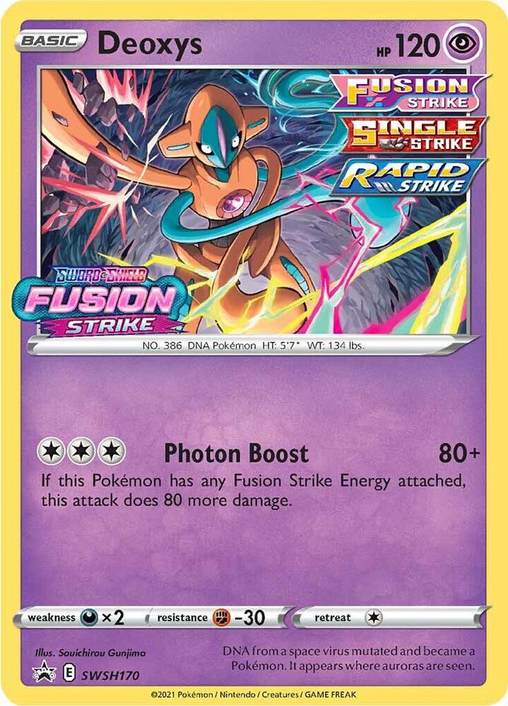 Deoxys - SWSH170 (Prerelease) | SWSH: Sword & Shield Promo Cards #SWSH170