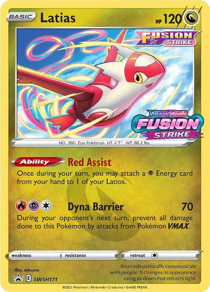 Latias - SWSH171 (Prerelease) | SWSH: Sword & Shield Promo Cards #SWSH171