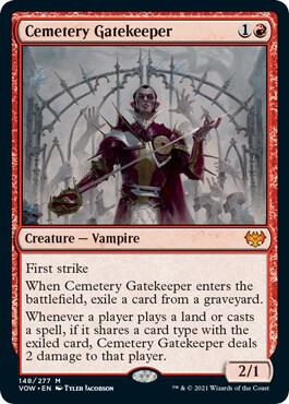 Cemetery Gatekeeper | Innistrad: Crimson Vow #148