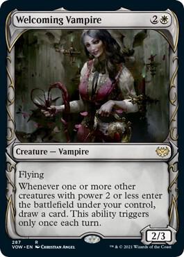 Welcoming Vampire (Showcase) | Innistrad: Crimson Vow #287
