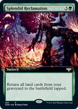 Splendid Reclamation (Extended Art) | Innistrad: Crimson Vow #393