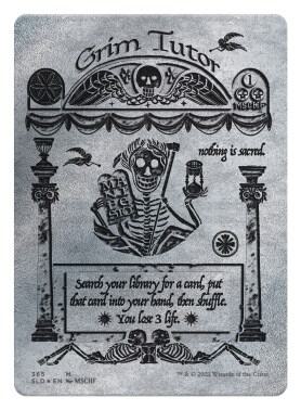 Grim Tutor (Silver Laminate) | Secret Lair Drop Series #365