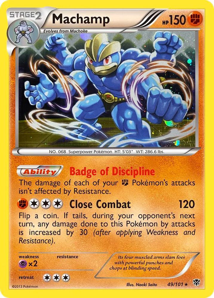 Machamp - 49/101 (Cosmos Holo) | Blister Exclusives #049/101