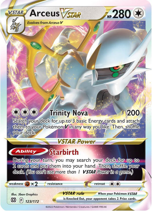 Arceus VSTAR | SWSH09: Brilliant Stars #123/172