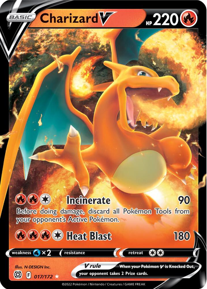 Charizard V | SWSH09: Brilliant Stars #017/172