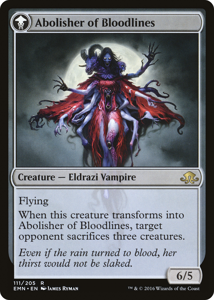 Voldaren Pariah // Abolisher of Bloodlines | Eldritch Moon #111