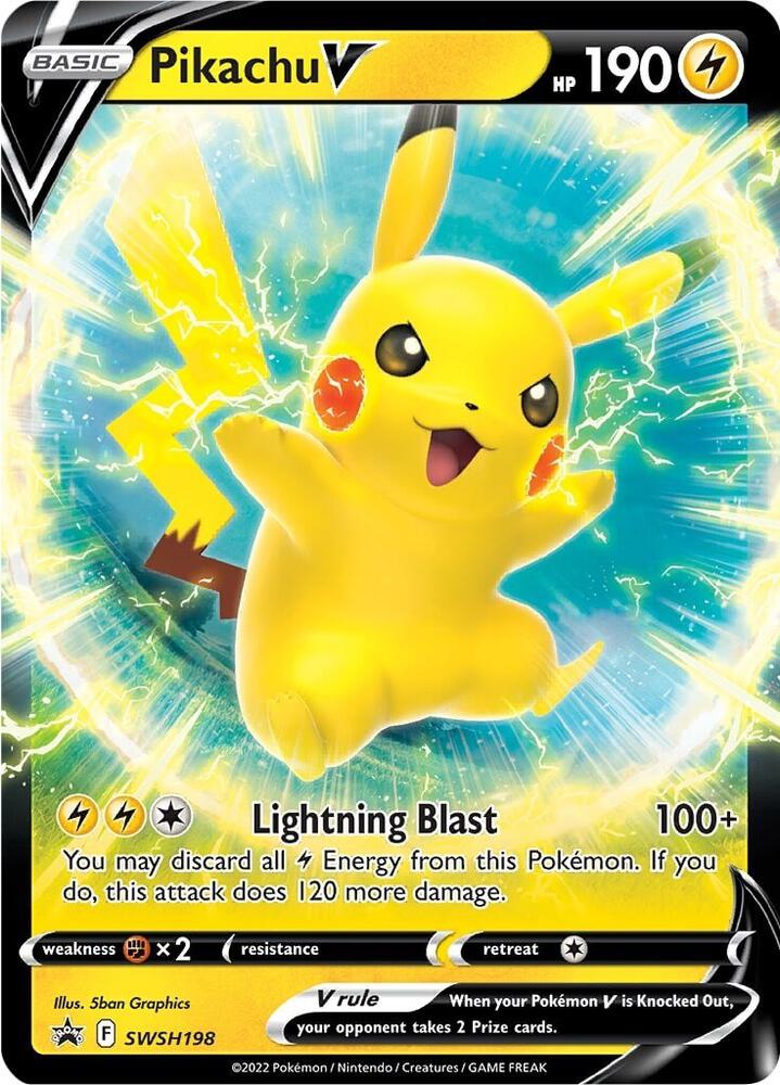 Pikachu V - SWSH198 | SWSH: Sword & Shield Promo Cards #SWSH198