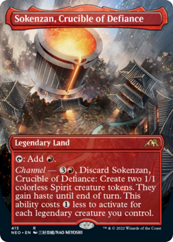 Sokenzan, Crucible of Defiance (Borderless) | Kamigawa: Neon Dynasty #415