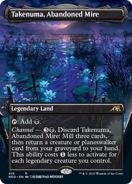 Takenuma, Abandoned Mire (Borderless) | Kamigawa: Neon Dynasty #416