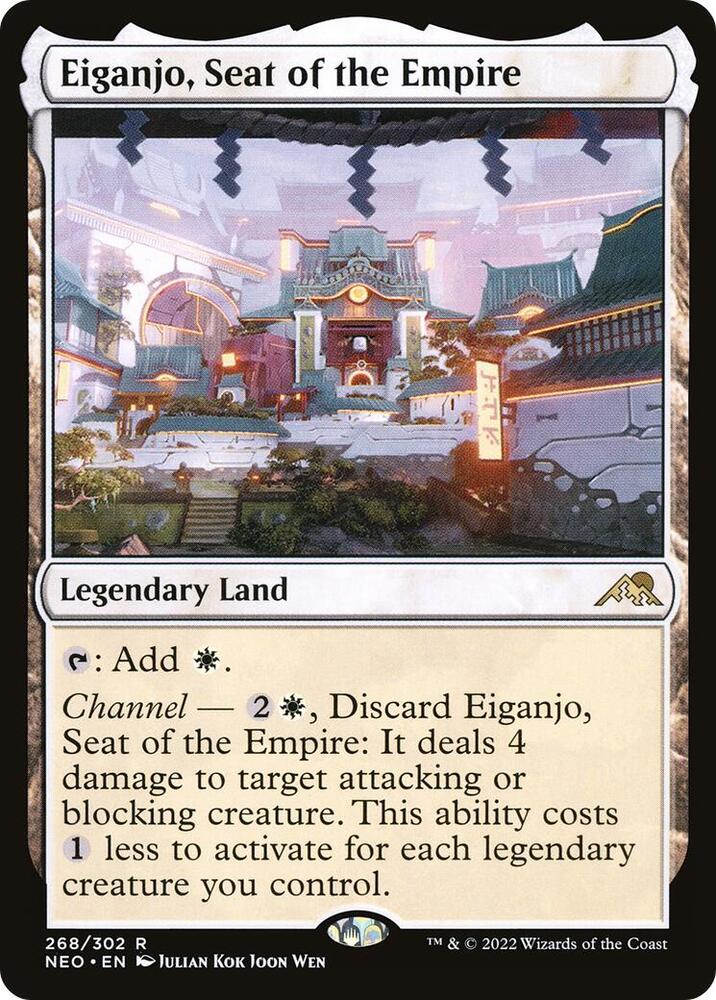 Eiganjo, Seat of the Empire | Kamigawa: Neon Dynasty #268