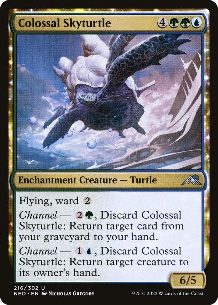 Colossal Skyturtle | Kamigawa: Neon Dynasty #216