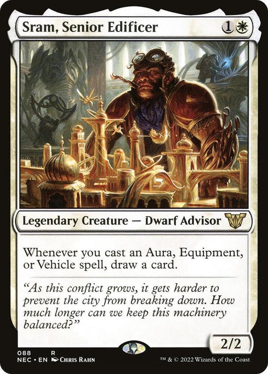 Sram, Senior Edificer | Commander: Kamigawa: Neon Dynasty #88