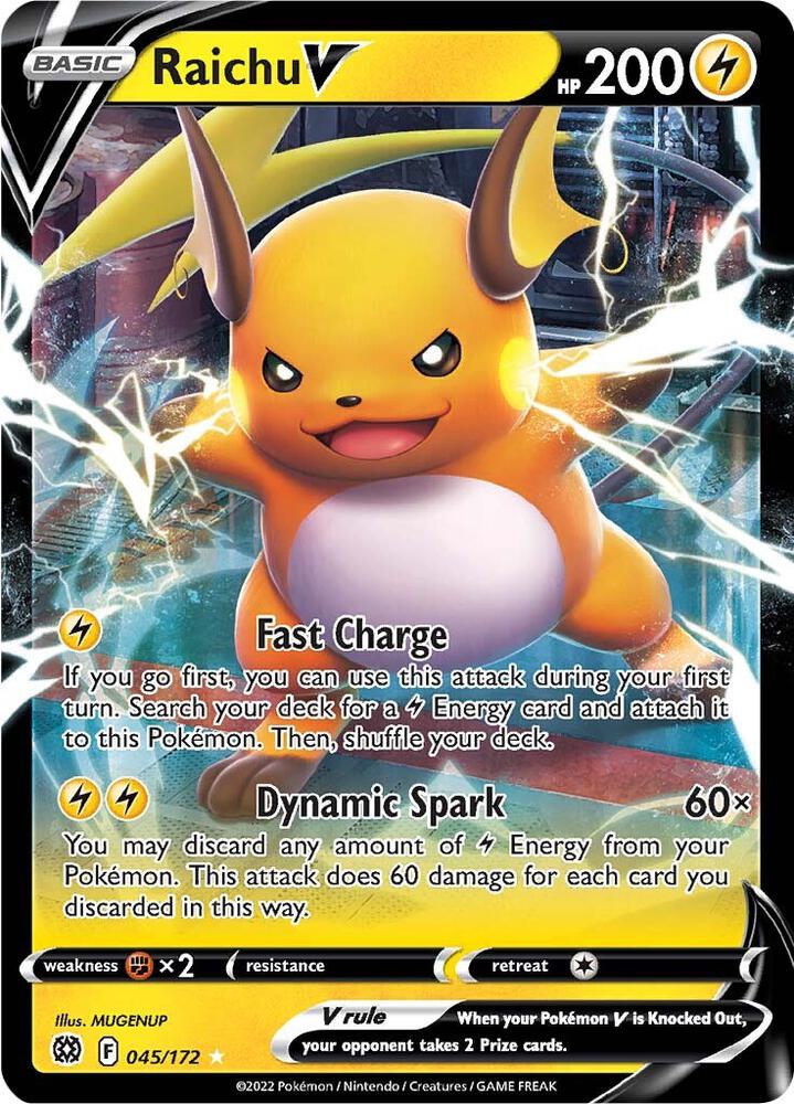 Raichu V | SWSH09: Brilliant Stars #045/172