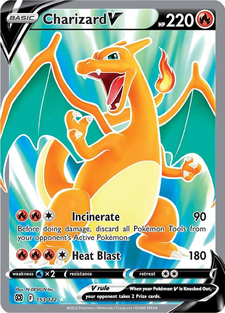 Charizard V (Full Art) | SWSH09: Brilliant Stars #153/172