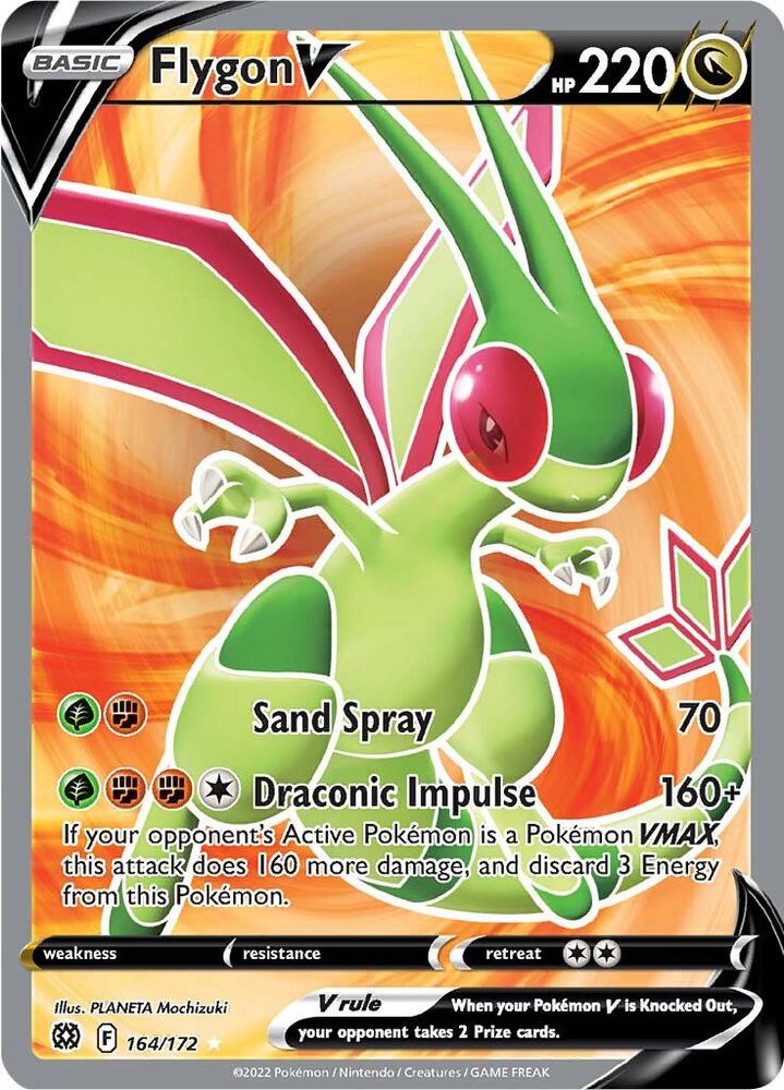 Flygon V (Full Art) | SWSH09: Brilliant Stars #164/172