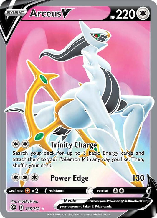 Arceus V (Full Art) | SWSH09: Brilliant Stars #165/172