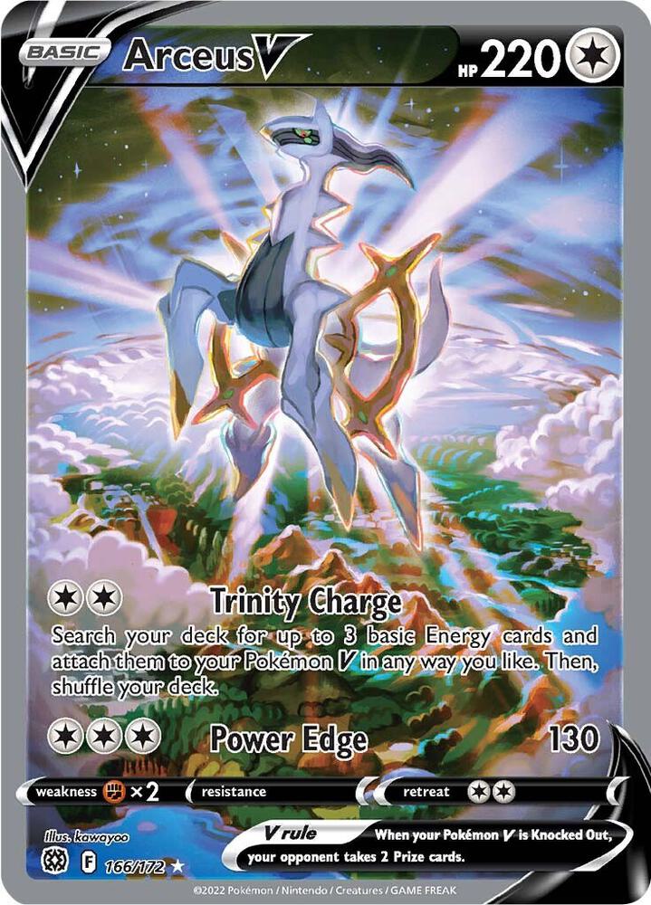 Arceus V (Alternate Full Art) | SWSH09: Brilliant Stars #166/172