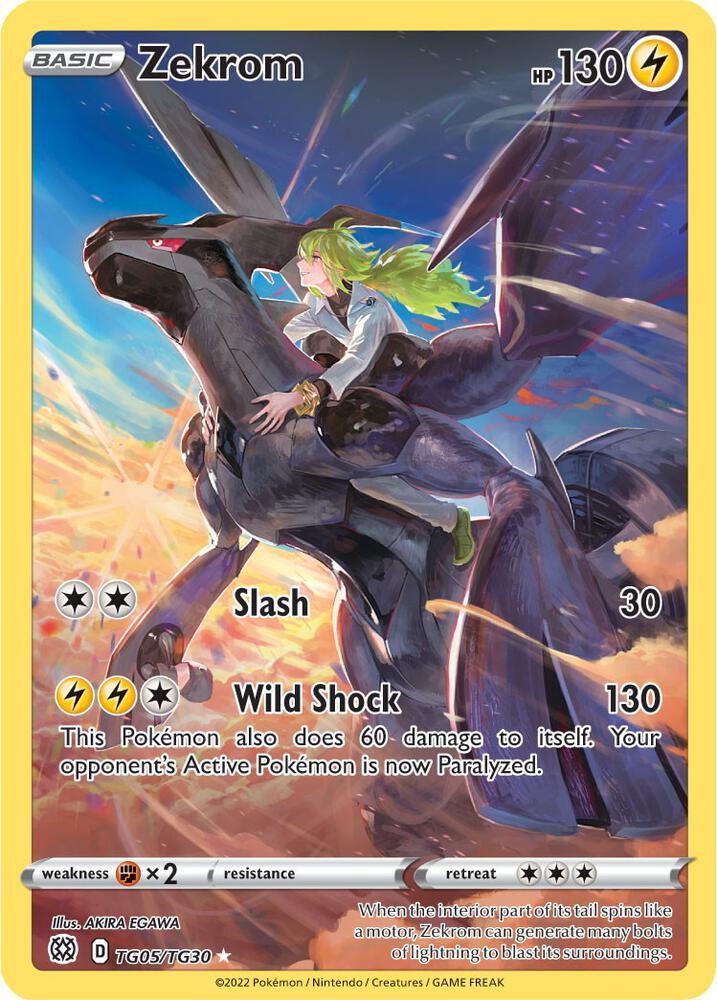 Zekrom | SWSH09: Brilliant Stars Trainer Gallery #TG05/TG30