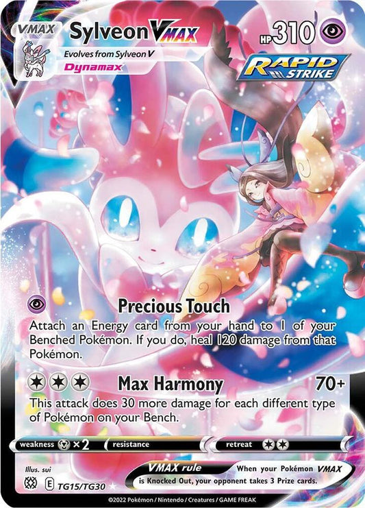 Sylveon VMAX | SWSH09: Brilliant Stars Trainer Gallery #TG15/TG30