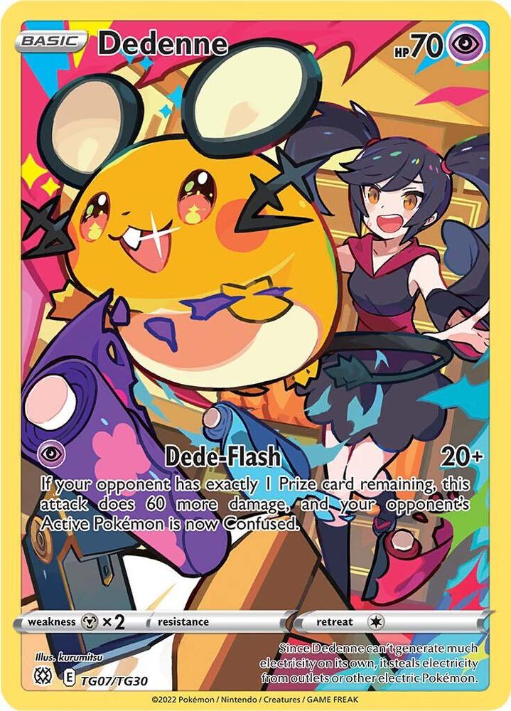 Dedenne | SWSH09: Brilliant Stars Trainer Gallery #TG07/TG30