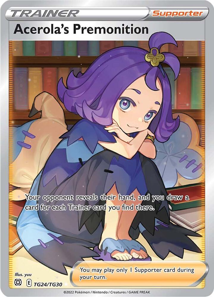 Acerola's Premonition | SWSH09: Brilliant Stars Trainer Gallery #TG24/TG30