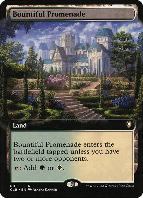 Bountiful Promenade (Extended Art) | Commander Legends: Battle for Baldur's Gate #601
