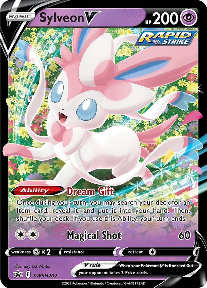 Sylveon V - SWSH202 | SWSH: Sword & Shield Promo Cards #SWSH202