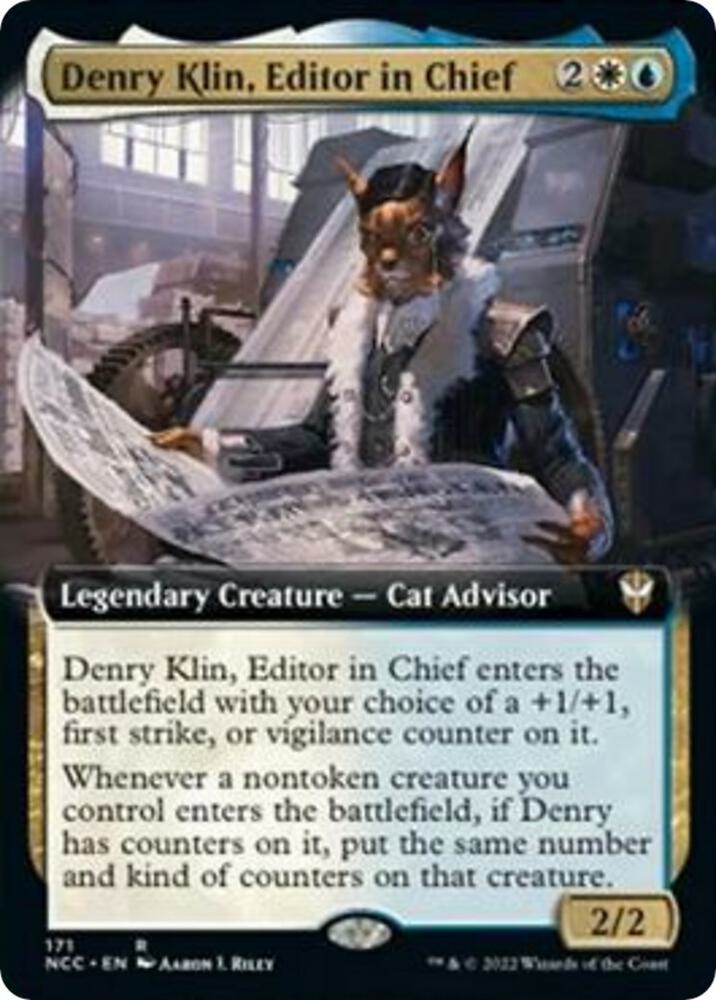 Denry Klin, Editor in Chief (Extended Art) | Commander: Streets of New Capenna #171