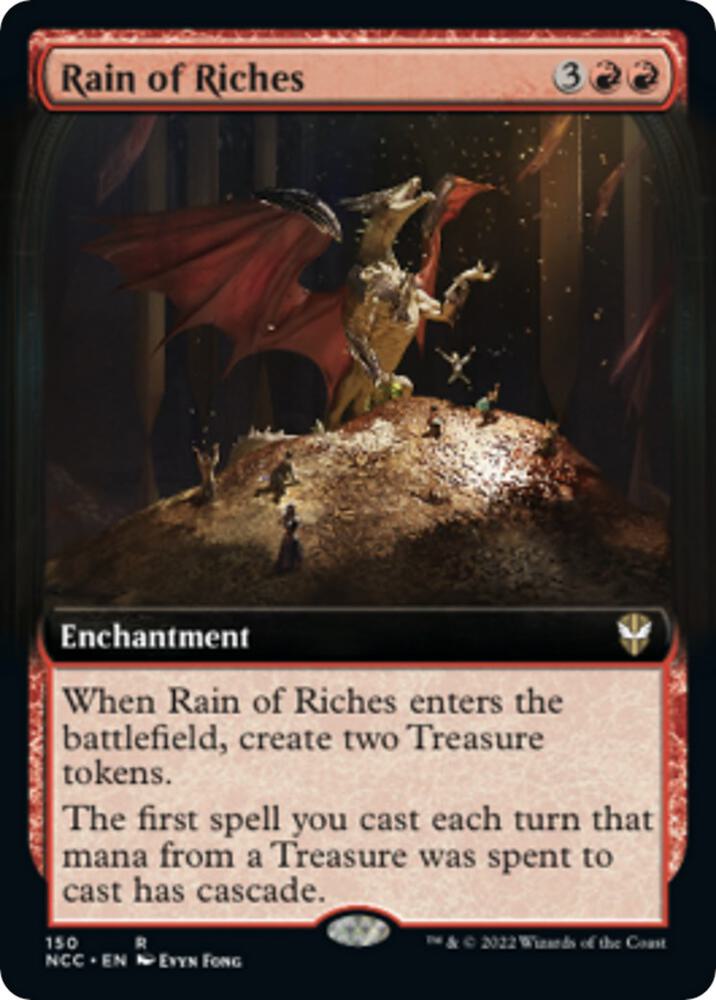 Rain of Riches (Extended Art) | Commander: Streets of New Capenna #150