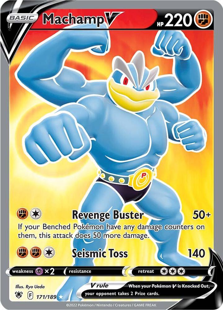 Machamp V (Full Art) | SWSH10: Astral Radiance #171/189