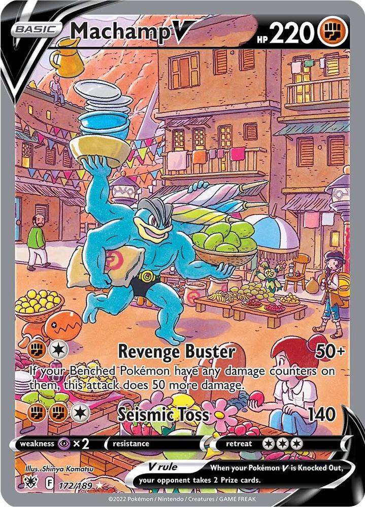 Machamp V (Alternate Full Art) | SWSH10: Astral Radiance #172/189