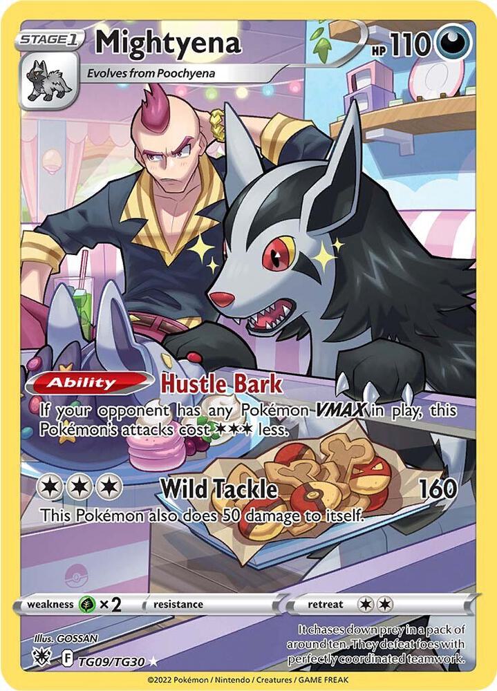 Mightyena | SWSH10: Astral Radiance Trainer Gallery #TG09/TG30
