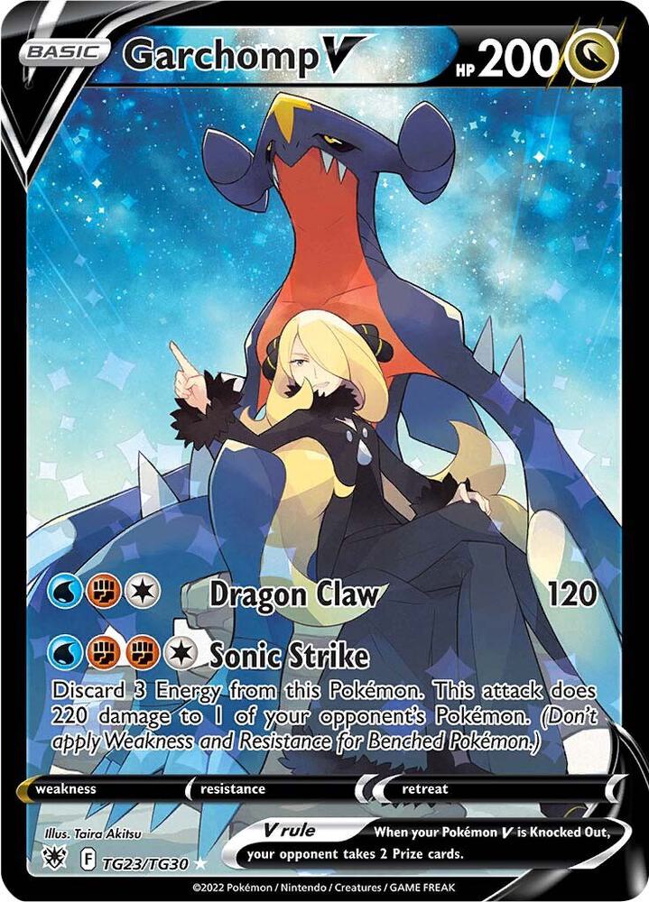 Garchomp V | SWSH10: Astral Radiance Trainer Gallery #TG23/TG30
